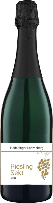 Riesling Sekt brut, Hedelfinger Lenzenberg, Flaschengärung